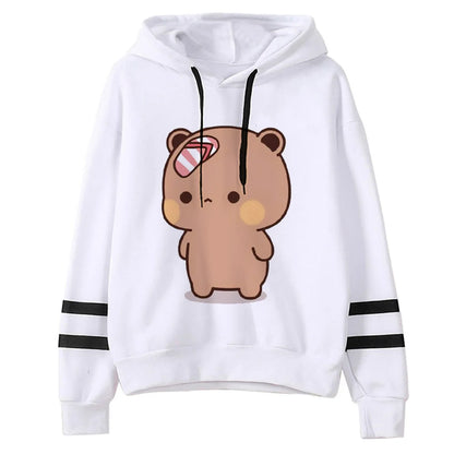 Bubu Dudu hoodie modern style printed design manga harajuku youthful athleisure girl hoddie sweatshirts patterned winter pattern