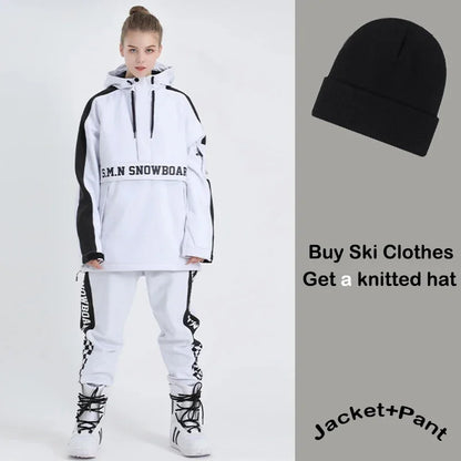 New Ski Suites Adult Winter Waterproof Snowboard Wear Windproof Men Women Skiing Jacket Pant Outdoor Sports Couple Snow Trousers