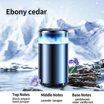 CAFELE Smart Car Air Freshener Diffuse Aromatherapy By Ultrasonic Atomization Auto On/Off Built-in Battery Long Lasting Fresh