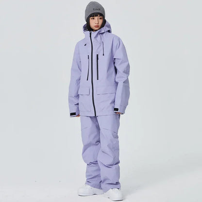 Winter Snowboard Wear Tracksuit New Windproof 2025 Women Ski Clothing Men Outdoor Sport Snow Jacket Pant Sets Couple Skiing Suit