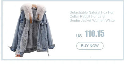 Winter Thick Faux Mink Cashmere Denim Jacket Women Cowboy Outerwear Vintage Loose Big Pocket Stand Collar Jeans Jacket Female