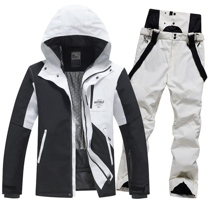 Skianzüge Damen Winter Neu Herren Snowboardbekleidung Mit Kapuze Warme Outdoor Schneejacken Hosen Skianzug Winddichte Overalls Skibekleidung