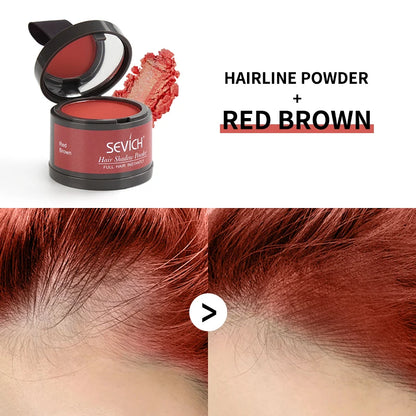 Waterproof Hairline Shadow Powder Instantly Makeup Edge Control Hair Concealer Root Cover Up Gray