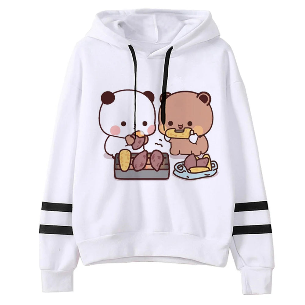 Bubu Dudu hoodie modern style printed design manga harajuku youthful athleisure girl hoddie sweatshirts patterned winter pattern