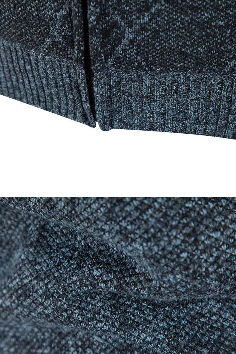 Men Wool Sweaters Vest 2024 Autumn Winter Fleece Warm Casual Zipper Cashmere Sleeveless Solid Knitted Sweater Veste Men Clothes