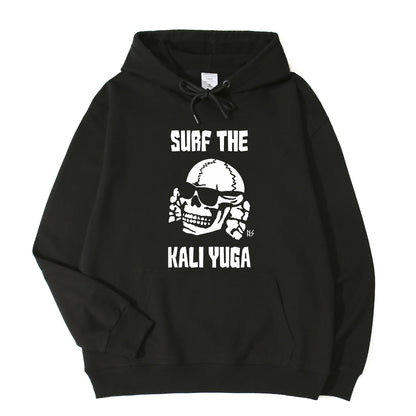 Surf The Kali Yugas Hoodie Unisex Men Women Long Sleeved Tops