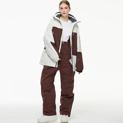Ski Suites Sports Winter Snowboard Wear 2025 Women Snow Sets Waterproof Warm Jumpsuits Outdoor Loose Skiing Clothes Men Overalls