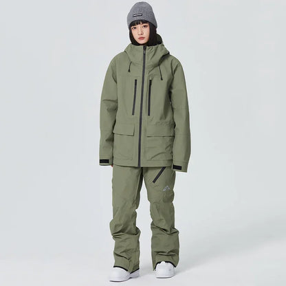 Winter Snowboard Wear Tracksuit New Windproof 2025 Women Ski Clothing Men Outdoor Sport Snow Jacket Pant Sets Couple Skiing Suit