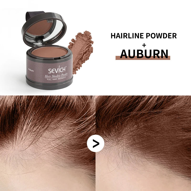 Waterproof Hairline Shadow Powder Instantly Makeup Edge Control Hair Concealer Root Cover Up Gray