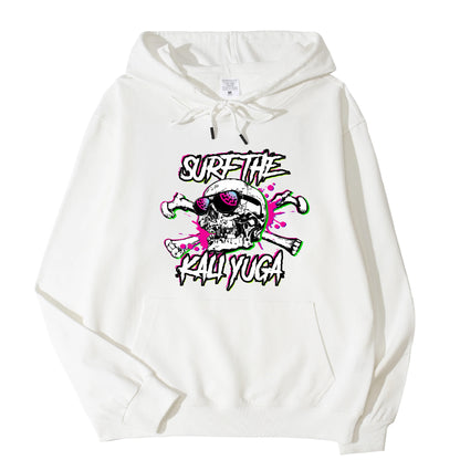 Surf The Kali Yugas Hoodie Unisex Men Women Long Sleeved Tops