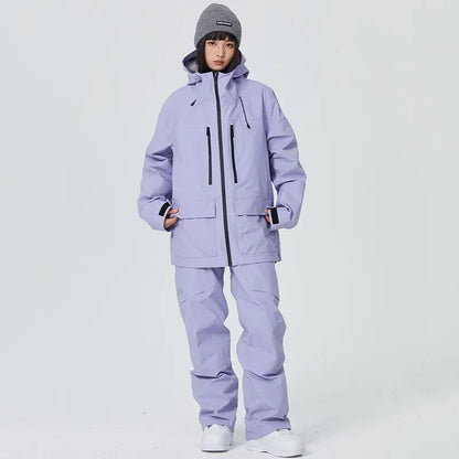 Winter Snowboard Wear Tracksuit New Windproof 2025 Women Ski Clothing Men Outdoor Sport Snow Jacket Pant Sets Couple Skiing Suit
