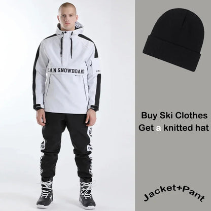 New Ski Suites Adult Winter Waterproof Snowboard Wear Windproof Men Women Skiing Jacket Pant Outdoor Sports Couple Snow Trousers