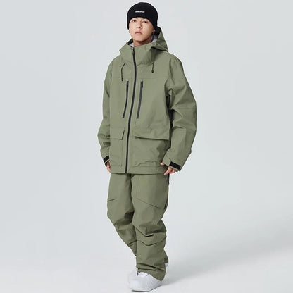 Winter Snowboard Wear Tracksuit New Windproof 2025 Women Ski Clothing Men Outdoor Sport Snow Jacket Pant Sets Couple Skiing Suit