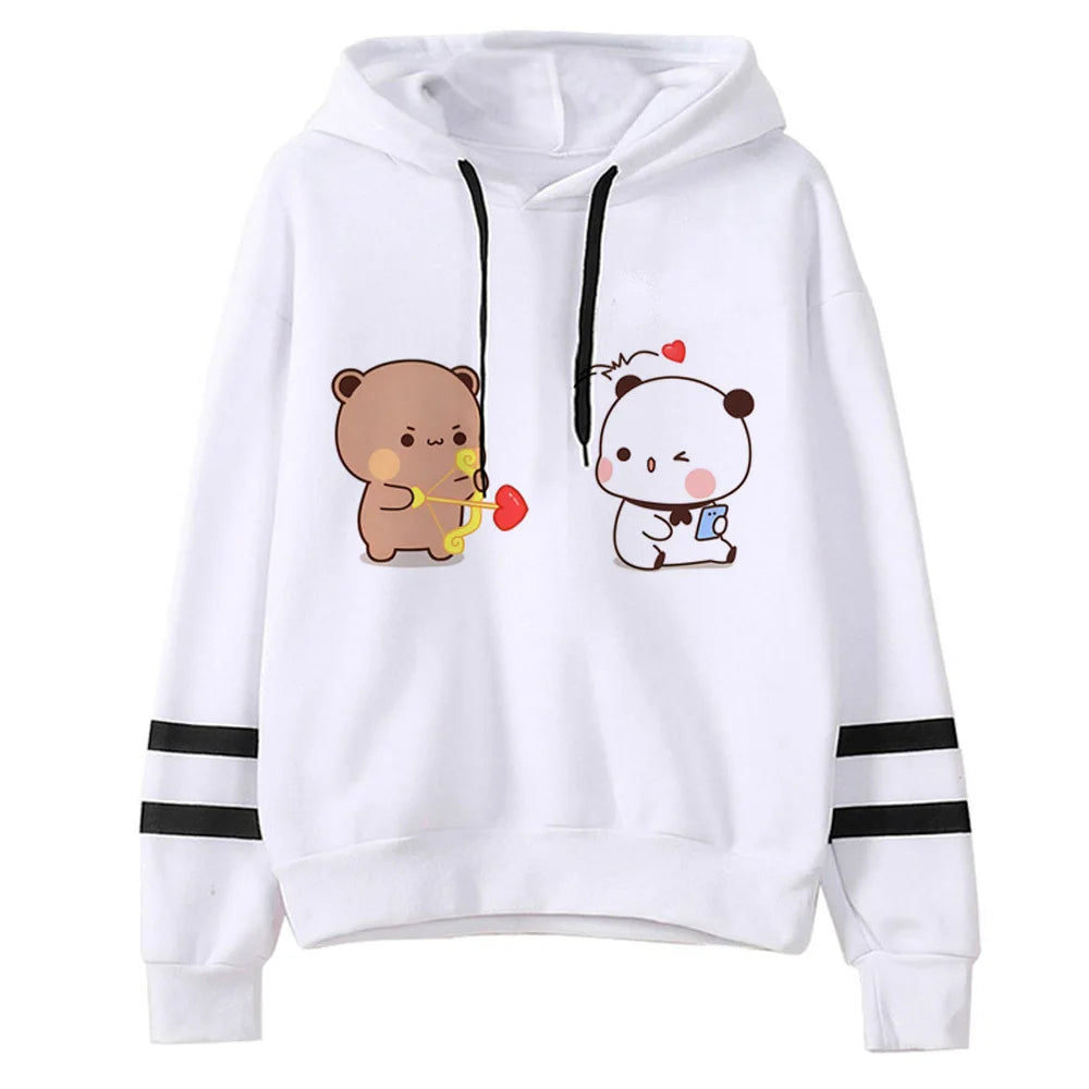 Bubu Dudu hoodie modern style printed design manga harajuku youthful athleisure girl hoddie sweatshirts patterned winter pattern