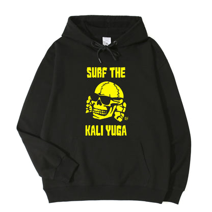 Surf The Kali Yugas Hoodie Unisex Men Women Long Sleeved Tops