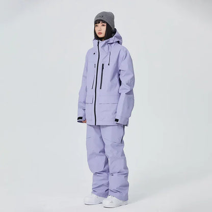 Winter Snowboard Wear Tracksuit New Windproof 2025 Women Ski Clothing Men Outdoor Sport Snow Jacket Pant Sets Couple Skiing Suit