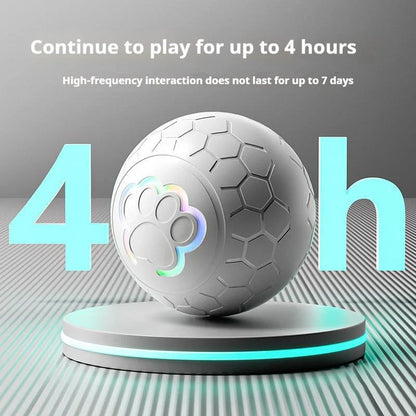 Smart Interactive Dog Toy Ball – USB Rechargeable, Automatic Bouncing & Rolling with RGB Lights for Dogs & Cats