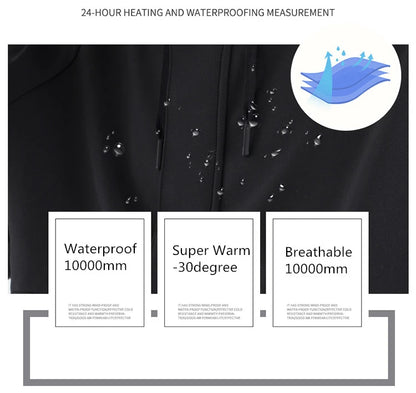 New Ski Suites Adult Winter Waterproof Snowboard Wear Windproof Men Women Skiing Jacket Pant Outdoor Sports Couple Snow Trousers