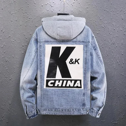 Trendy With Embroidery Autumn Male Jean Coats Designer Y2k Clothing Cheap Price Stylish Cowgirl Aesthetic Low Men's Denim Jacket
