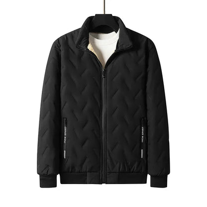 Lamb Plush Cotton Jacket and Winter Pants for Men Plush and Thickened Two-piece Warm Set Cross-border Large Size Coat and Pants