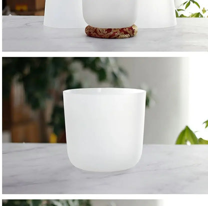 Natural Stone Crystal Chakra Bowl Quartz Bowl Sound Healing Percussion Spiritual Instruments Decorative Mindfulness Yarn Bowl