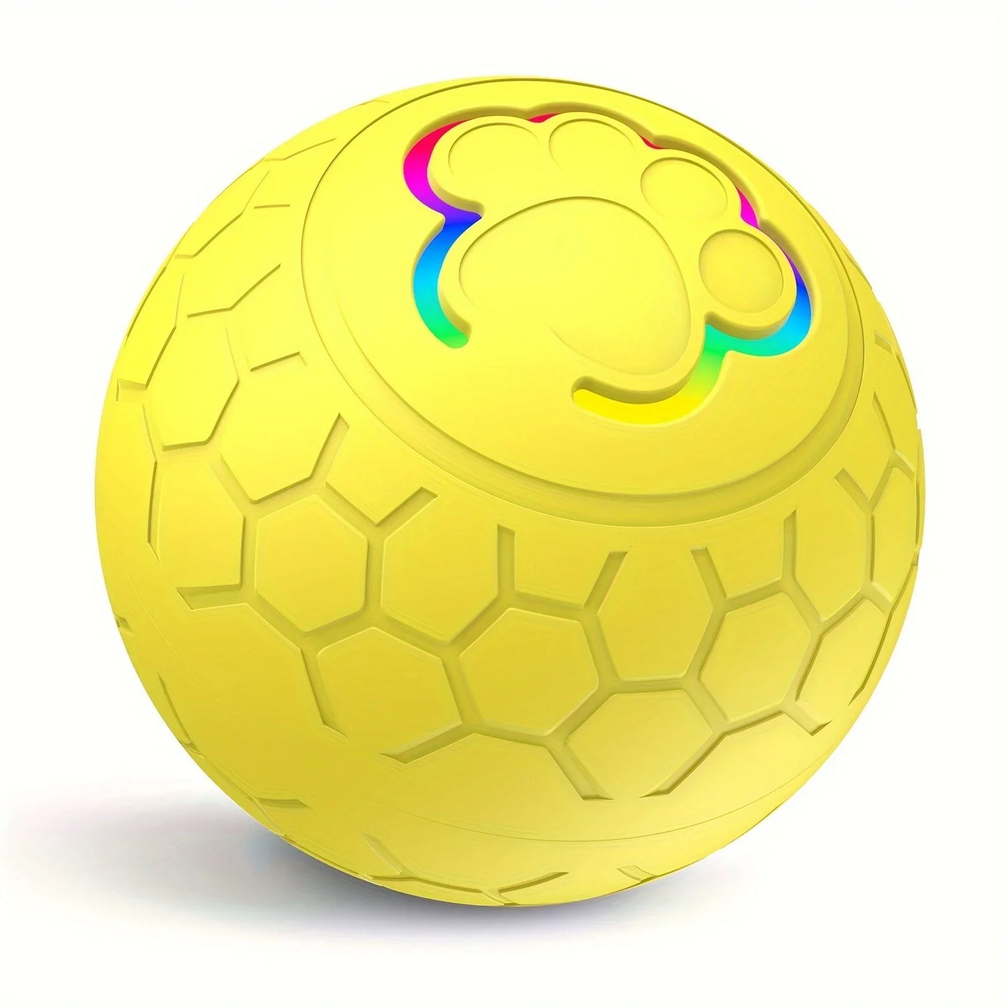 Smart Interactive Dog Toy Ball – USB Rechargeable, Automatic Bouncing & Rolling with RGB Lights for Dogs & Cats