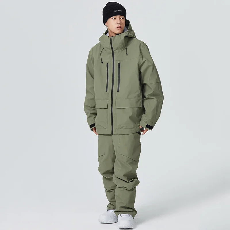Winter Snowboard Wear Tracksuit New Windproof 2025 Women Ski Clothing Men Outdoor Sport Snow Jacket Pant Sets Couple Skiing Suit