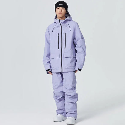 Winter Snowboard Wear Tracksuit New Windproof 2025 Women Ski Clothing Men Outdoor Sport Snow Jacket Pant Sets Couple Skiing Suit