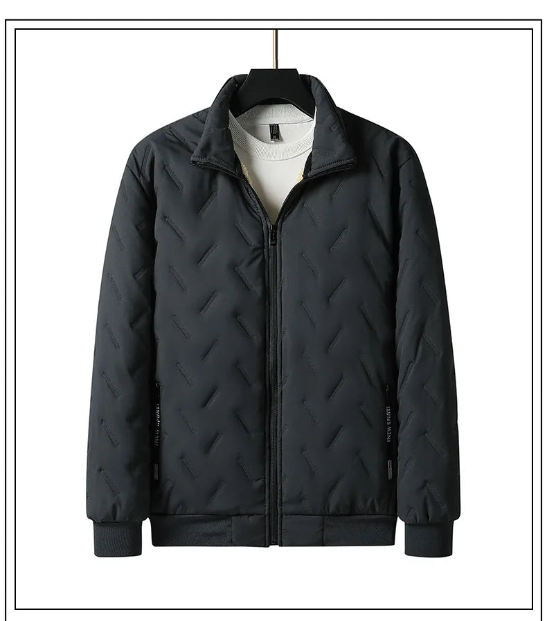Lamb Plush Cotton Jacket and Winter Pants for Men Plush and Thickened Two-piece Warm Set Cross-border Large Size Coat and Pants