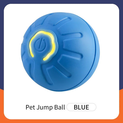 Smart Interactive Dog Toy Ball – USB Rechargeable, Automatic Bouncing & Rolling with RGB Lights for Dogs & Cats