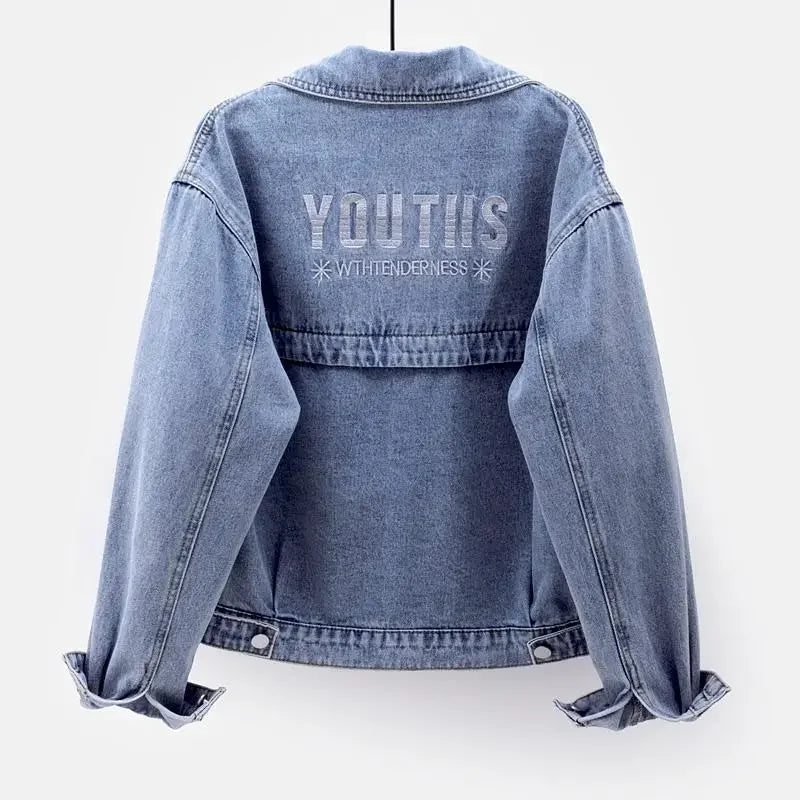 Women's Denim Jackets Spring Autumn 2025 New Arrivals Korean Female Jeans Coats Trend Outer Outerwears in Promotion Original