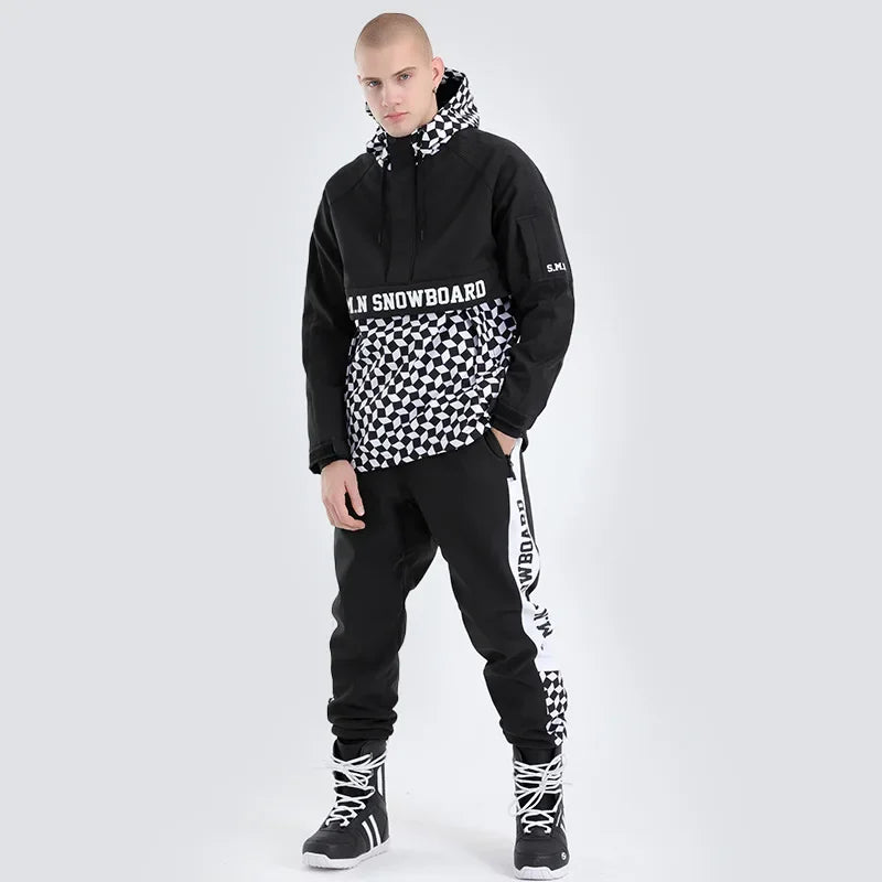New Ski Suites Adult Winter Waterproof Snowboard Wear Windproof Men Women Skiing Jacket Pant Outdoor Sports Couple Snow Trousers