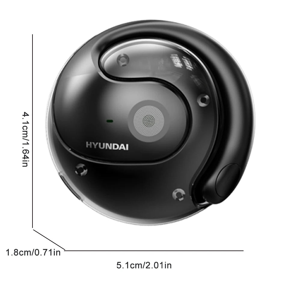 Language Translator Headphones Type-C Charging Simultaneous Interpretation Earphone Wireless Open-Ear Headphones for Travelers