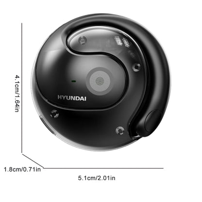 Language Translator Headphones Type-C Charging Simultaneous Interpretation Earphone Wireless Open-Ear Headphones for Travelers