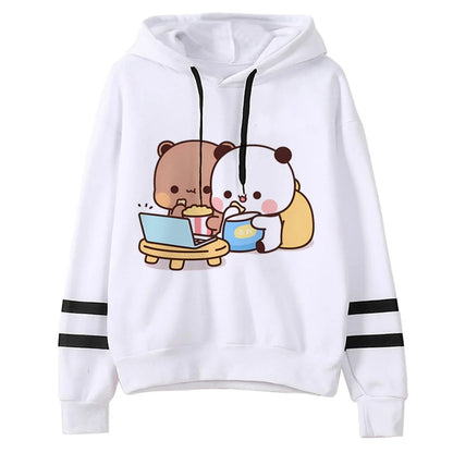 Bubu Dudu hoodie modern style printed design manga harajuku youthful athleisure girl hoddie sweatshirts patterned winter pattern