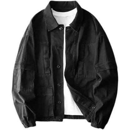 Men's Denim Jacket Loose Male Jean Coats New In Vintage Korean Popular Clothes Trendy Aesthetic Winter Outerwear Low Cost Y2k