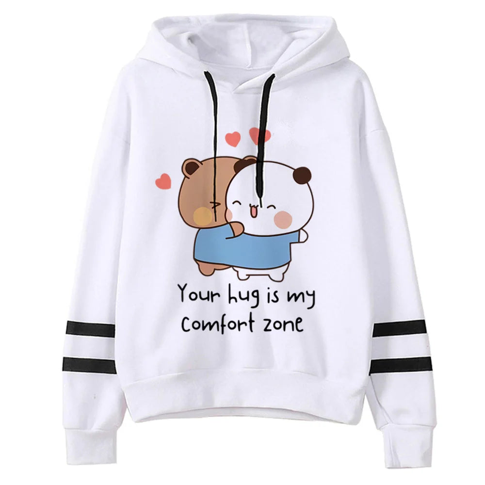 Bubu Dudu hoodie modern style printed design manga harajuku youthful athleisure girl hoddie sweatshirts patterned winter pattern