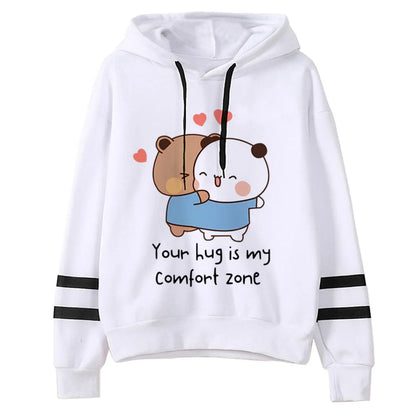 Bubu Dudu hoodie modern style printed design manga harajuku youthful athleisure girl hoddie sweatshirts patterned winter pattern