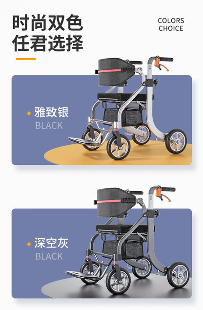 Assist Devices Senior Chairs Luggage Trolley Portable Device Senior Chairs Hand Brake Krzesło Prysznicowe Senior Furniture
