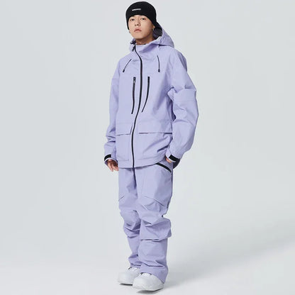 Winter Snowboard Wear Tracksuit New Windproof 2025 Women Ski Clothing Men Outdoor Sport Snow Jacket Pant Sets Couple Skiing Suit