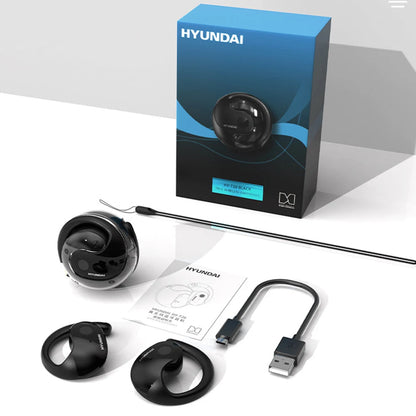Language Translator Headphones Type-C Charging Simultaneous Interpretation Earphone Wireless Open-Ear Headphones for Travelers