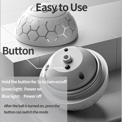 Smart Interactive Dog Toy Ball – USB Rechargeable, Automatic Bouncing & Rolling with RGB Lights for Dogs & Cats