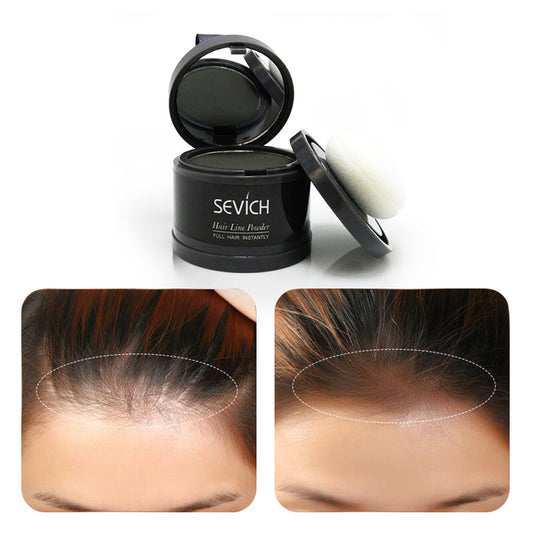 Waterproof Hairline Shadow Powder Instantly Makeup Edge Control Hair Concealer Root Cover Up Gray