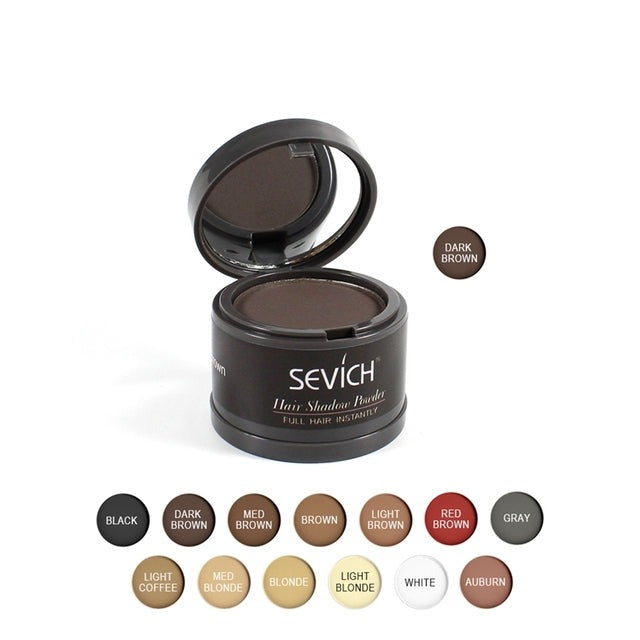 Waterproof Hairline Shadow Powder Instantly Makeup Edge Control Hair Concealer Root Cover Up Gray