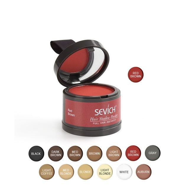 Waterproof Hairline Shadow Powder Instantly Makeup Edge Control Hair Concealer Root Cover Up Gray